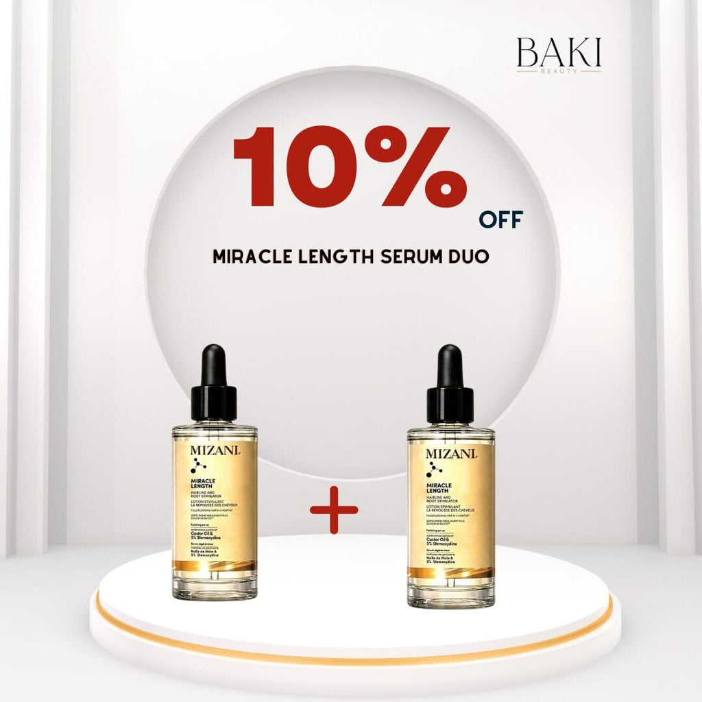 Mizani Miracle Length - Hairline & Root Stimulator Serum - 90ml Duo- Bundle