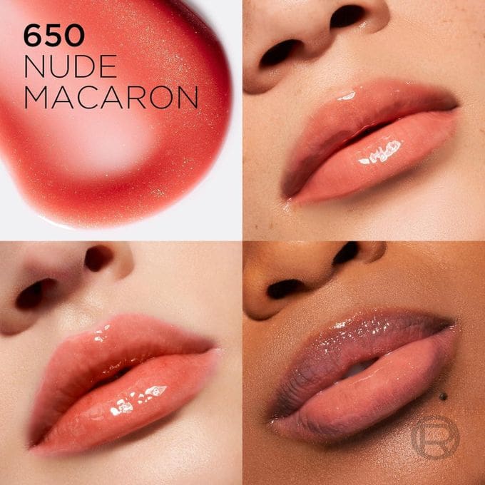 L'oreal Paris Plump Ambition Lip Oil 650 Nude Macaron - 5ml